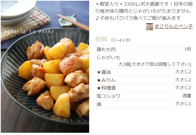 鶏もも肉の人気レシピ 絶品 つくれぽ1000以上殿堂入りだけ厳選まとめ ぬくとい